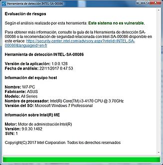 Haga clic en la imagen para ver una versión más grande

Nombre:	Herramienta de detección de Intel-SA-00086.jpg
Visitas:	383
Size:	126,5 KB
ID:	30443