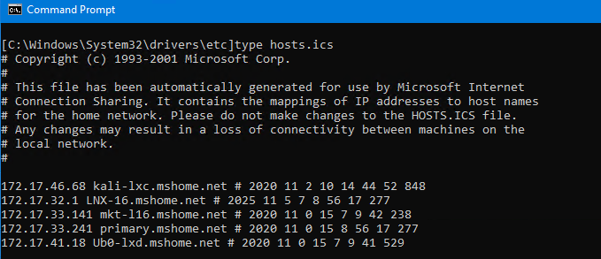 Hosts ics что за файл