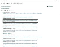 Haga clic en la imagen para ver una versión más grande

Nombre:	2024-01-11 Historial de actualizaciones en W10 Pro x64 [Sin problemas].jpg
Visitas:	346
Size:	93,3 KB
ID:	52533