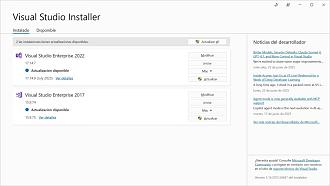 Haga clic en la imagen para ver una versión más grande

Nombre:	2025-07-20 Actualizaciones Visual Studio Enterprise 2022 &amp; 2017.jpg
Visitas:	10
Size:	83,2 KB
ID:	56299